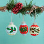 Christmas Baubles Felt Craft Kit, thumbnail 1 of 5