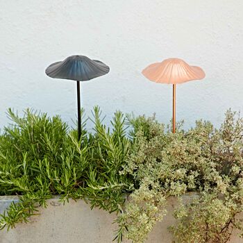 Recycled Metal Mushroom Garden Stake, 3 of 12