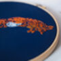 Paisley Fox Embroidery Kit, thumbnail 1 of 6