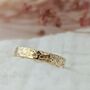 9ct Gold Personalised Botanical Ring, thumbnail 4 of 8