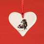 Daxi Dog Hanging Love Heart, thumbnail 1 of 2