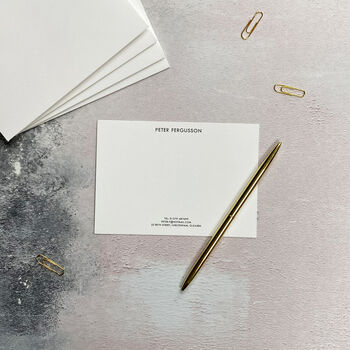 Classic Personalised Correspondence Cards, 3 of 8
