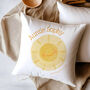 'Sunshine Smile' Personalised Cushion For Her, thumbnail 1 of 4