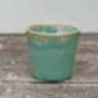 Turquoise Patterned Espresso Cup, thumbnail 1 of 2
