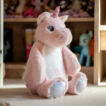 Embroidered Unicorn 'Hideaway Pouch' Soft Toy, 10 of 12