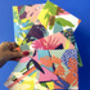 Pack Of Five Tropical Pop Art Cards, thumbnail 2 of 7