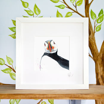 Inky Puffin Illustration Print, 6 of 12