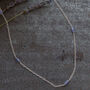 Tanzanite Dewdrop Necklace, thumbnail 3 of 5