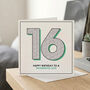 Special 16th Birthday Card, To A Wonderful Son, thumbnail 1 of 5