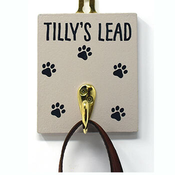Chunky Personalised Dogs Lead Hook, 2 of 3