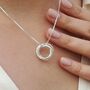 Silver Russian Ring Necklace, thumbnail 5 of 12