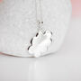 Personalised Fluffy Cloud Necklace In Sterling Silver, thumbnail 1 of 6