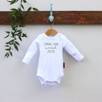 Baby Announcement Body Vest, 6 of 10