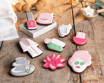Hand Iced Pamper Biscuit Tin, 2 of 3