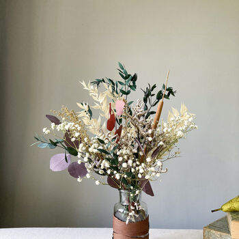 Preserved Flower Bouquet With Ruscus, 8 of 8