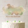 Personalised Cake Topper, Neutral Balloons, thumbnail 1 of 5