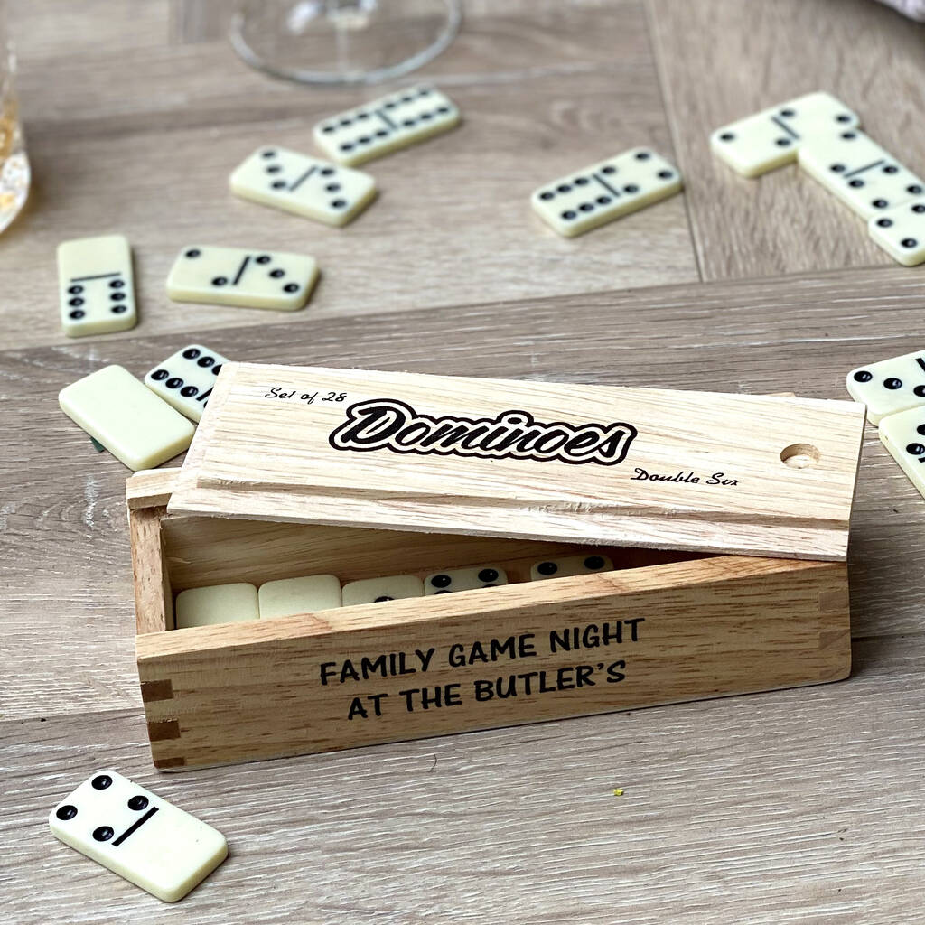 Personalised Family Dominoes Set, 1 of 3