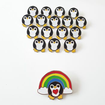 Penguin Enamel Pin Badge, 9 of 12