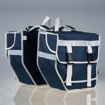 Bicycle Double Pannier Bag For Shopping, 5 of 6