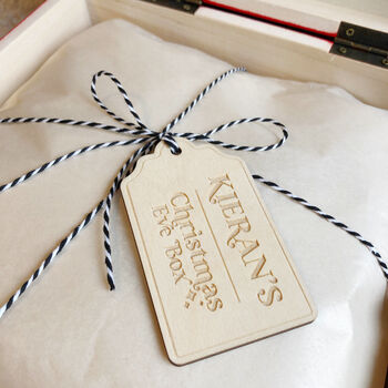 Personalised Christmas Eve Box Tag, 3 of 4
