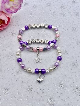 Personalised Bee/Owl Charm Bracelet, 10 of 10