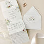 Meadow Concertina Wedding Invitations, thumbnail 1 of 4