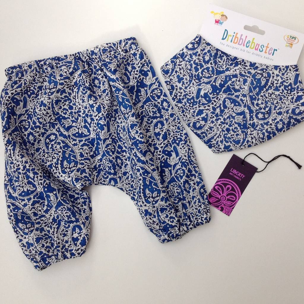 blue baby bloomers by dribblebuster