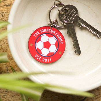 Personalised Football Team Keyring, 7 of 12