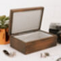 Wooden Cufflink And Watch Box With Copper Message, thumbnail 9 of 9