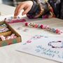 Personalised Unicorn Rainbow Wooden Bead Making Kit, thumbnail 7 of 9