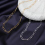 Sterling Silver Or 18ct Gold Plated Textured Chain, thumbnail 2 of 5