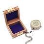 Royal Navy Compass With Wooden Box Or Leather Case, thumbnail 6 of 10