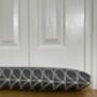 Waterproof Orla Draught Excluder Cushion, Draft Stopper, thumbnail 2 of 4