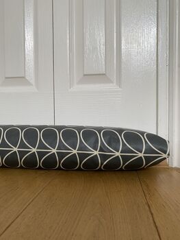 Waterproof Orla Draught Excluder Cushion, Draft Stopper, 2 of 4