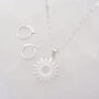 Sun Rays Necklace Sterling Silver, thumbnail 6 of 8