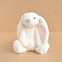 Ersonalised Ivory Baby Bunny, thumbnail 1 of 2