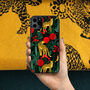 Initial Leopard And Rose Phone Case 12 13 14 15 Se, thumbnail 2 of 4