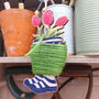 Tulips Wellies Garden Twine Holder, thumbnail 2 of 5