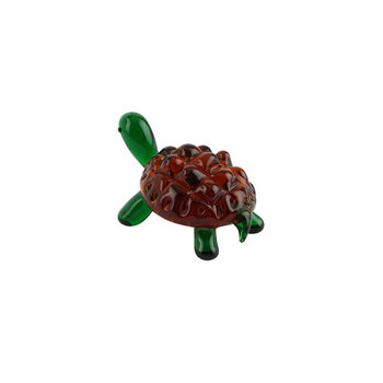 Artisan Glass Tortoise In Gift Box | Collectable | Glass Animal | Home Decor, 5 of 5