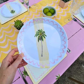 Coconut Tree China Plate, 2 of 5