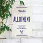 Personalised Metal Garden Shed Sign, thumbnail 8 of 12