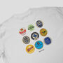 West Brom Football Beer Mats Oversized T Shirt, thumbnail 3 of 10