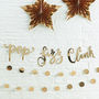 Gold Foiled Pop, Fizz Clink Bunting, thumbnail 1 of 3