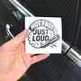 Not Fast Just Loud Car Decal Sarcastic Car Sticker, thumbnail 1 of 10