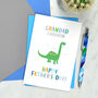 Dinosaur Father's Day Card For Grandad, thumbnail 2 of 2