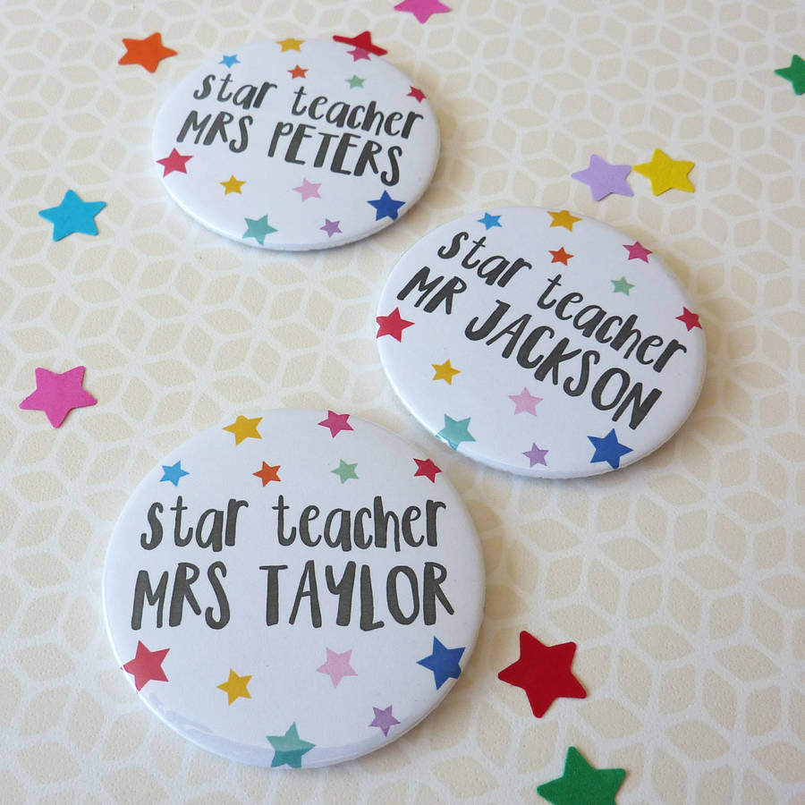 Star Teacher Personalised Magnet, 1 of 4