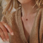 September Sapphire Fine Cord Birthstone Necklace, thumbnail 5 of 6