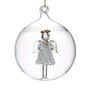 Christmas Angel Gabriel Glass Bauble, thumbnail 1 of 2