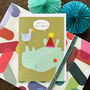 Birthday Rhino Greetings Card, thumbnail 1 of 5