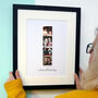 Retro Photo Strip Framed Print For Mother's Day, thumbnail 2 of 7